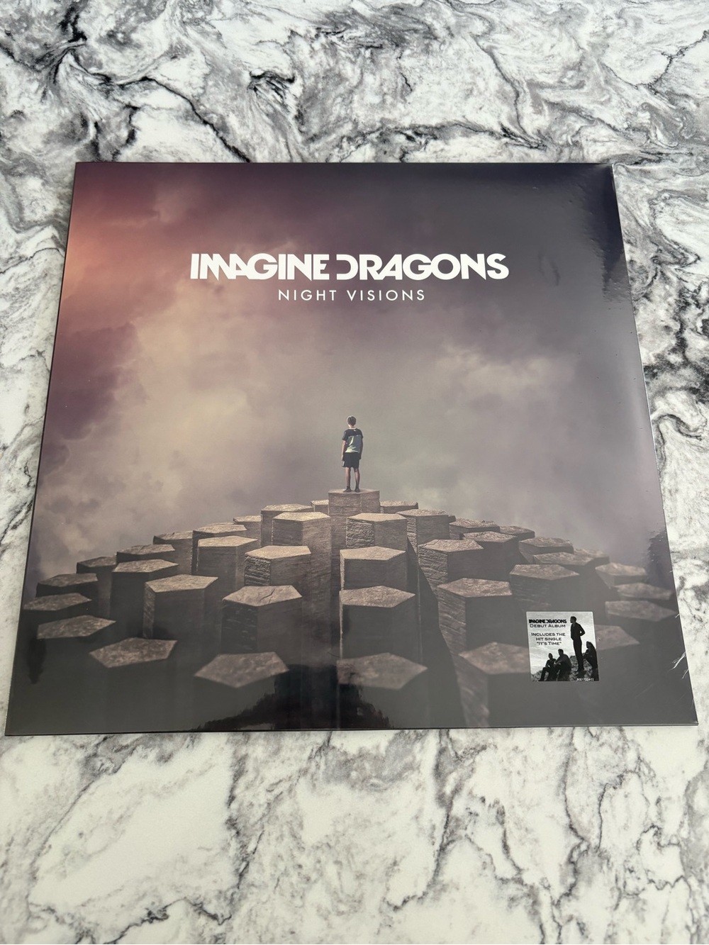 Imagine Dragons "Night Visions" Vinyl Album - Dark Purple Gradient Cover